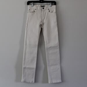 NWT Bonpoint Dylan Cotton Denim Jeans Pants Off White‎ B67 Boys 12